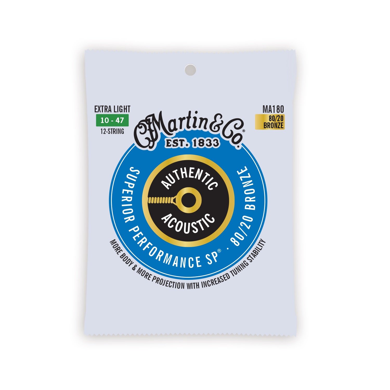 Authentic Acoustic SP® Guitar Strings 80/20 Bronze image number 1